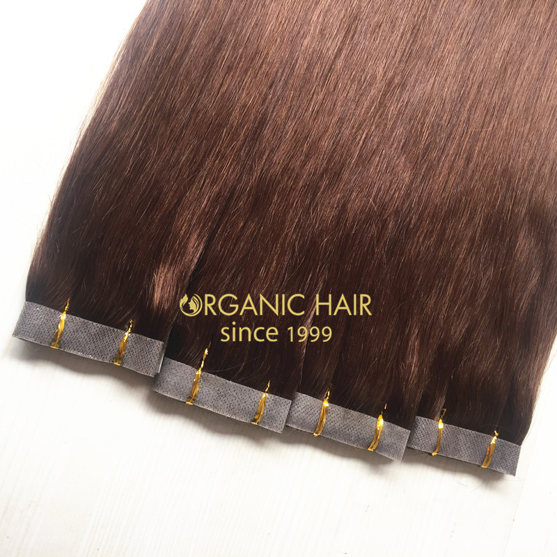 PU skin weft seamless hair extensions